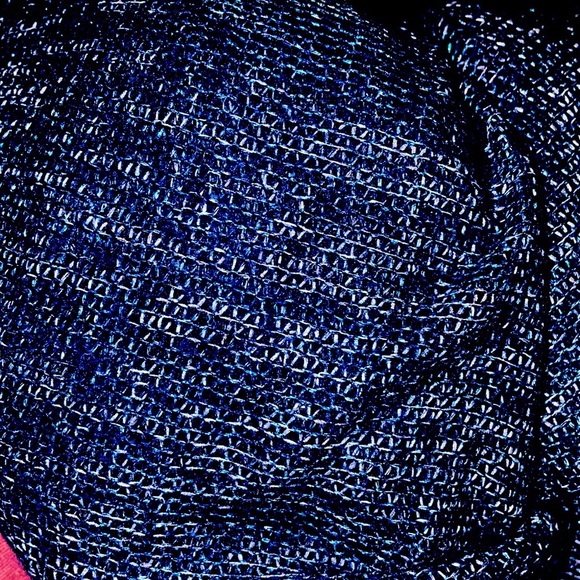 8.5 yards of Sweater Fabrics! Trending Latte + Heathered Indigo - Picture 3 of 4